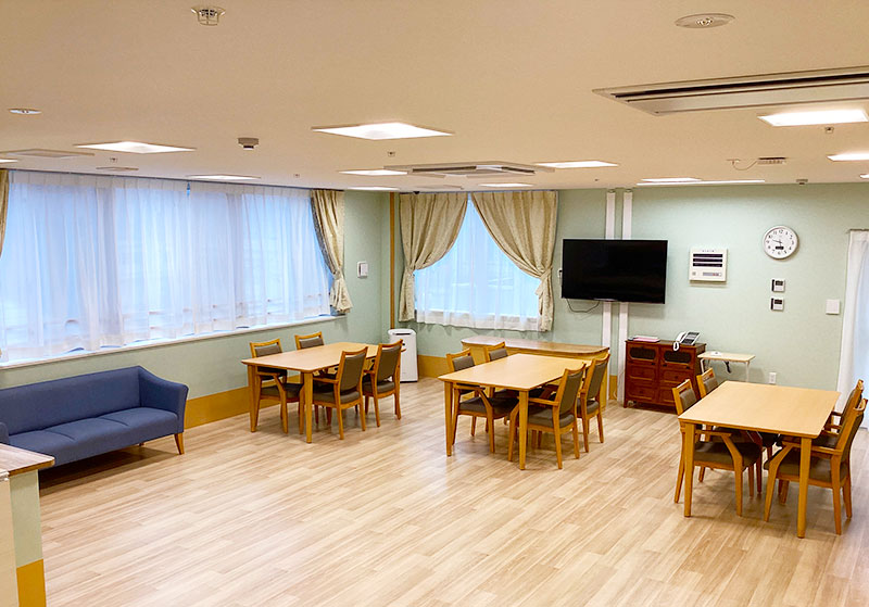 練馬区の看護小規模多機能型居宅介護 エクセレント練馬の居間・食堂写真
