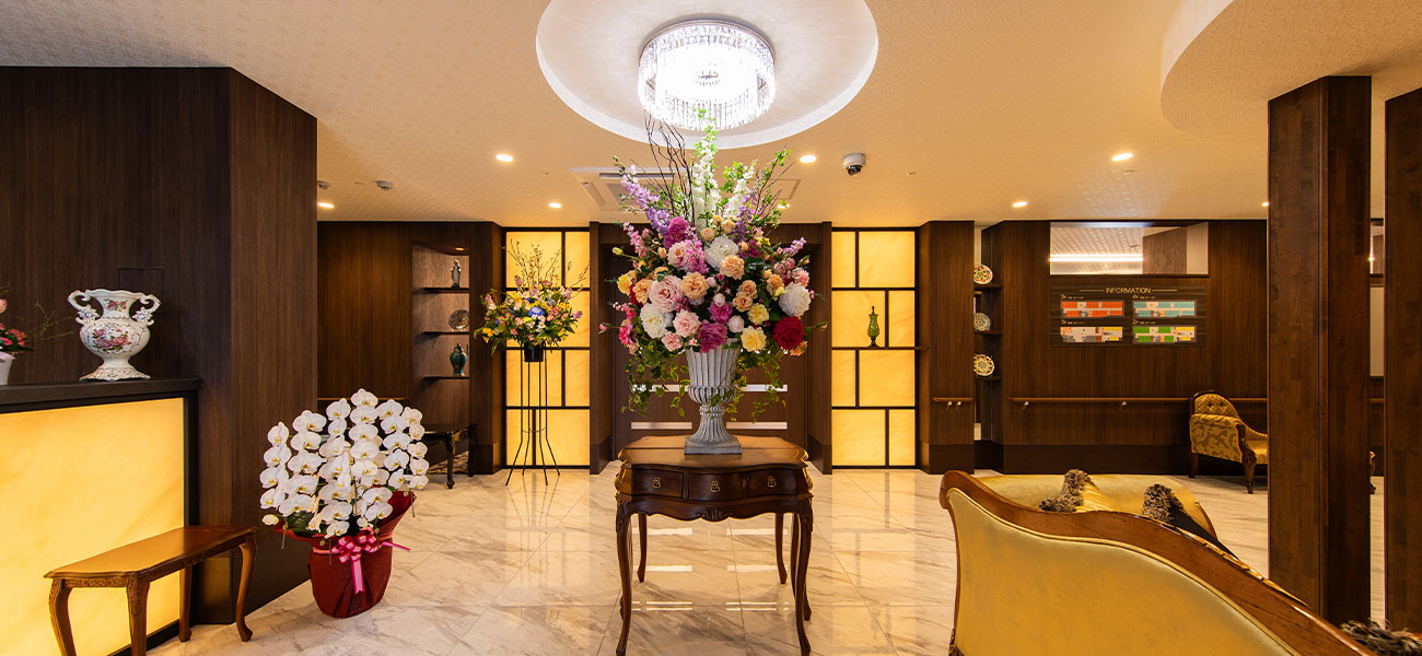 介護付き有料老人ホーム エクセレント宝塚プレミアのエントランス