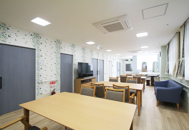 大阪市旭区のグループホーム エクセレント城北公園前【居間（家具搬入前）】