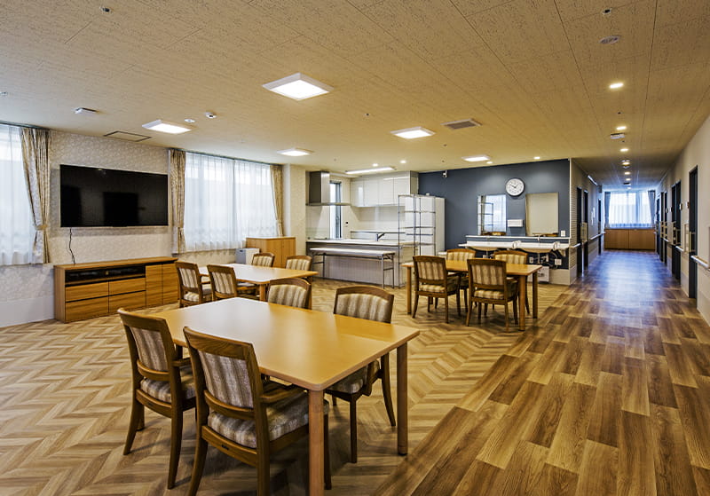 江戸川区の小規模多機能型居宅介護 エクセレント江戸川【居間・食堂】