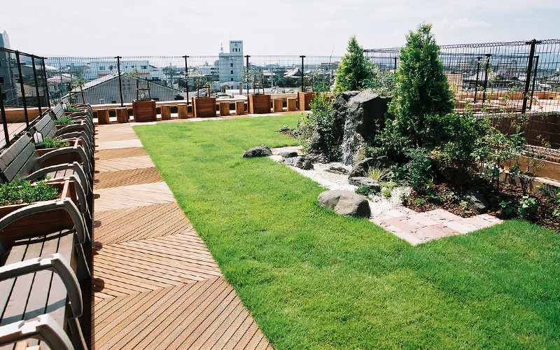 エクセレント徳島：屋上庭園