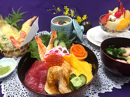 徳島市のデイサービス「エクセレント雅」の行事食【お誕生会特別食】